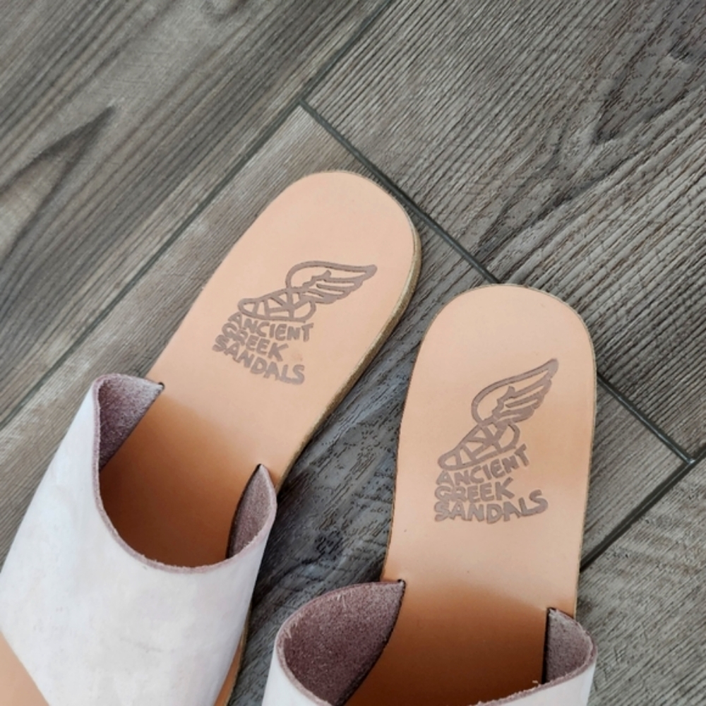 Ancient Greek Sandals Light Pink Suede 7 - Picture 2 of 4